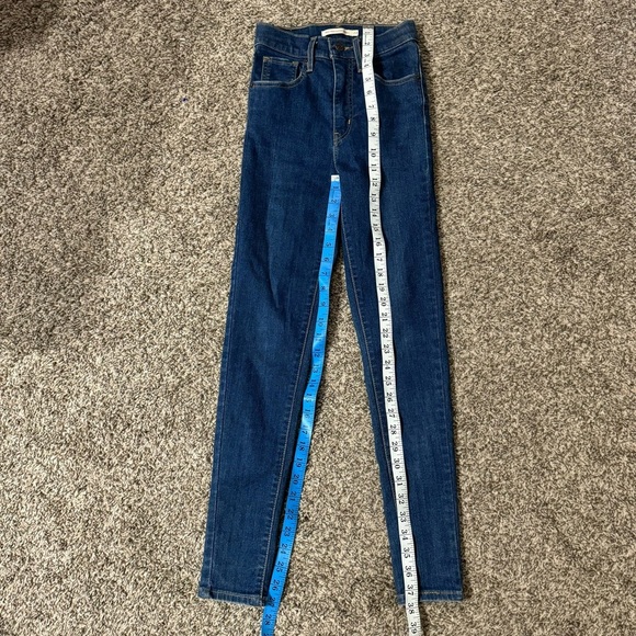 Levi’s Mile High Super Skinny Jeans Size 24 - Picture 12 of 15